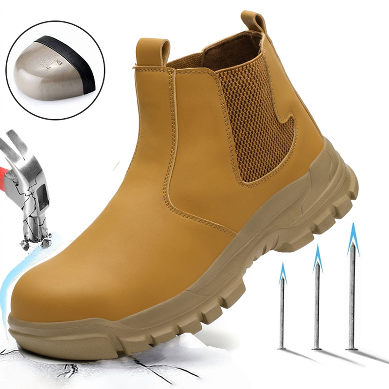 Leather Work Factory - Wytrzymałe męskie buty robocze, modne męskie