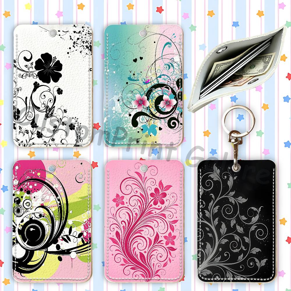 Leather Works - Vectorflourish Floral Metro Frutiger Floral Etui
