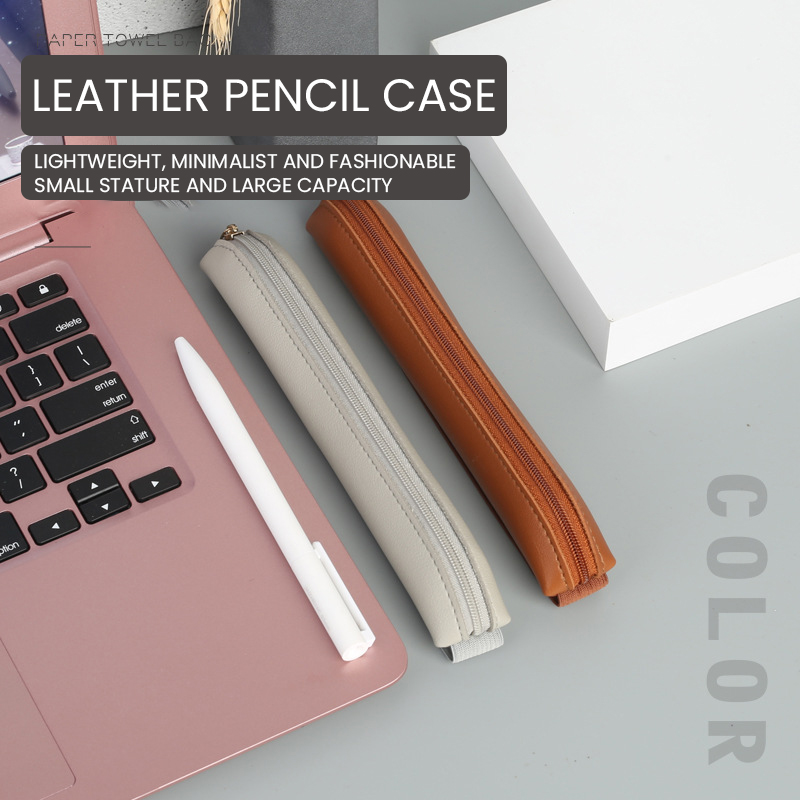 Leather Work Notebook - Etui na pióro ze skóry Pu
