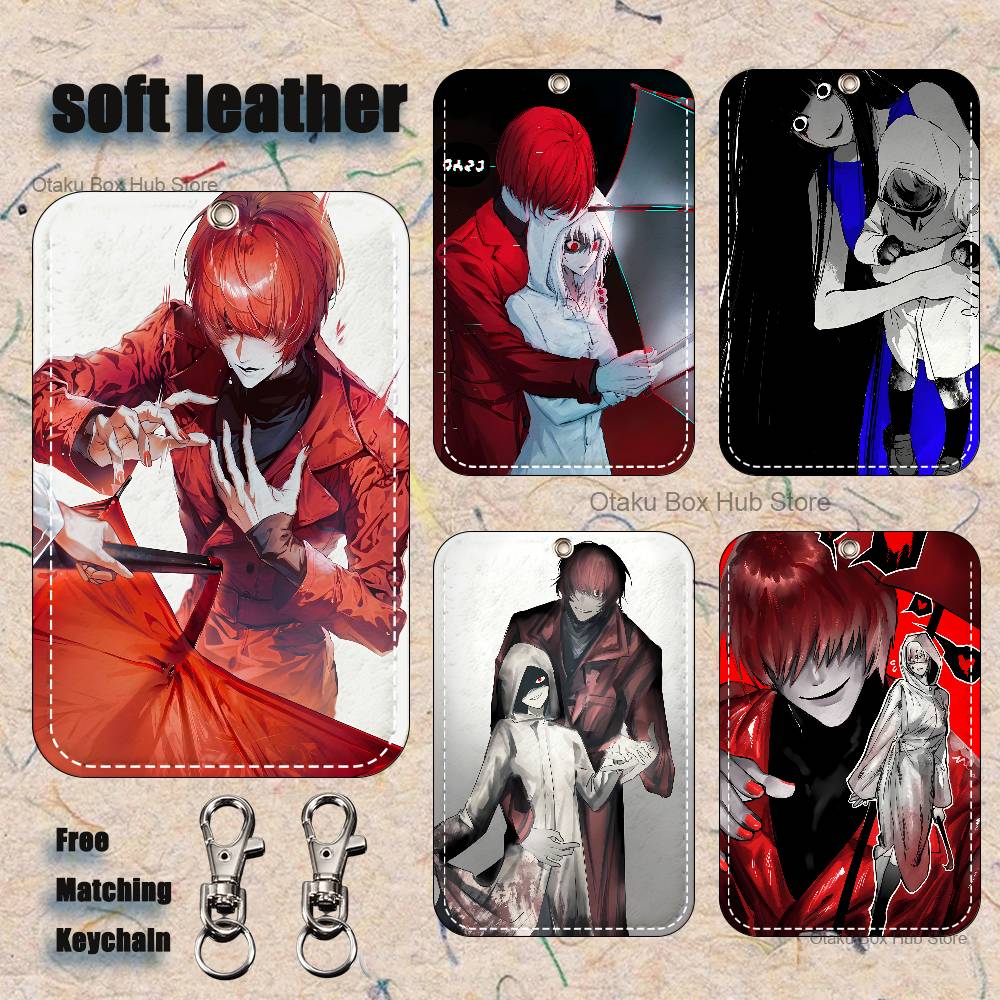 Leather Works - H-Homicipher Etui na karty z klipsem