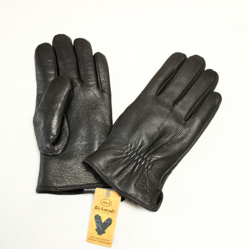Leather Work Winter Gloves - Męskie zimowe ciepłe, grube rękawice czarne