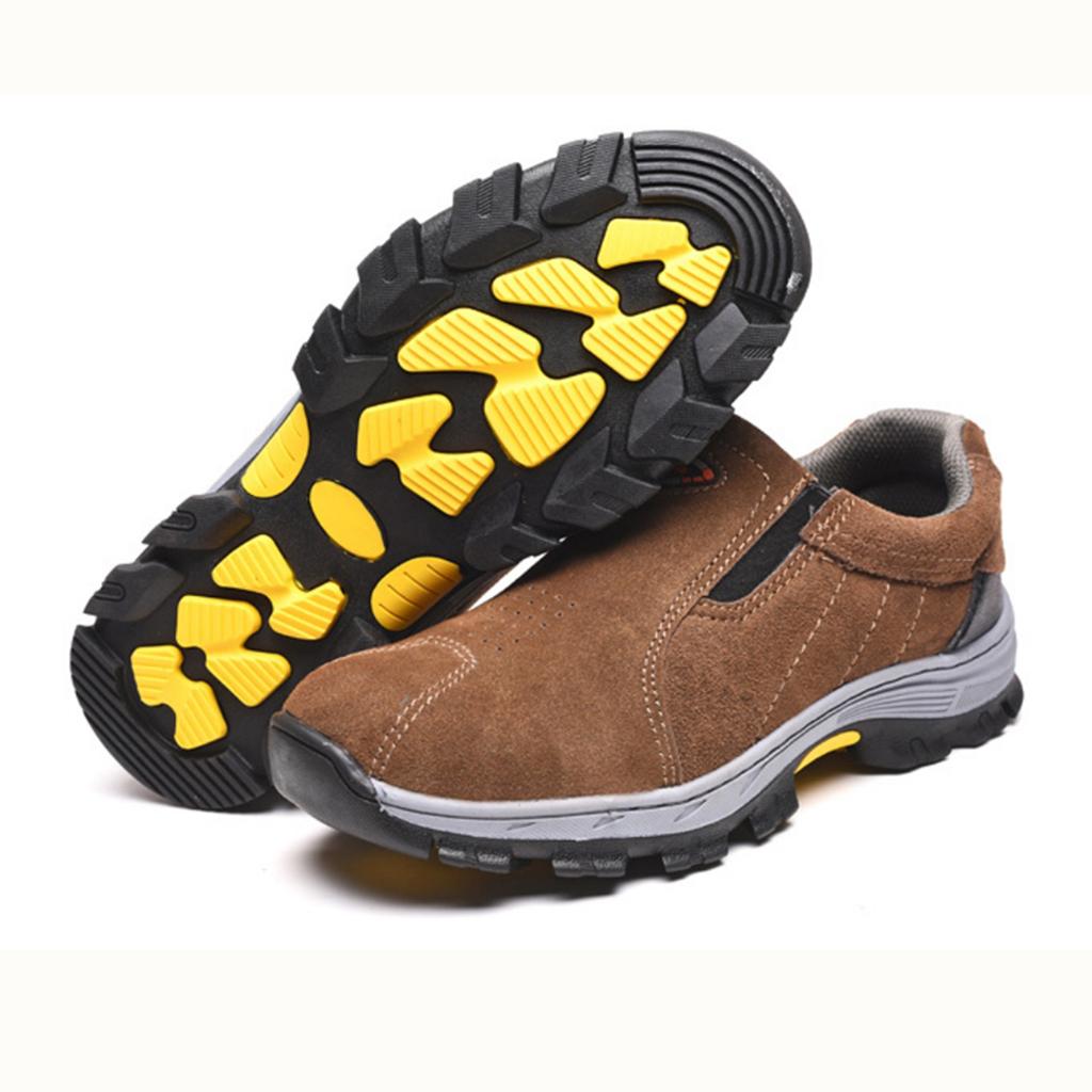 Leather Work Factory - Wodoodporne skórzane buty robocze ze stalowym