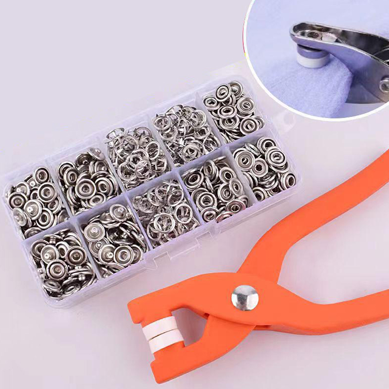 Snap Fastener Setter - 50 SZT. Szczypce do metalowych guzików,