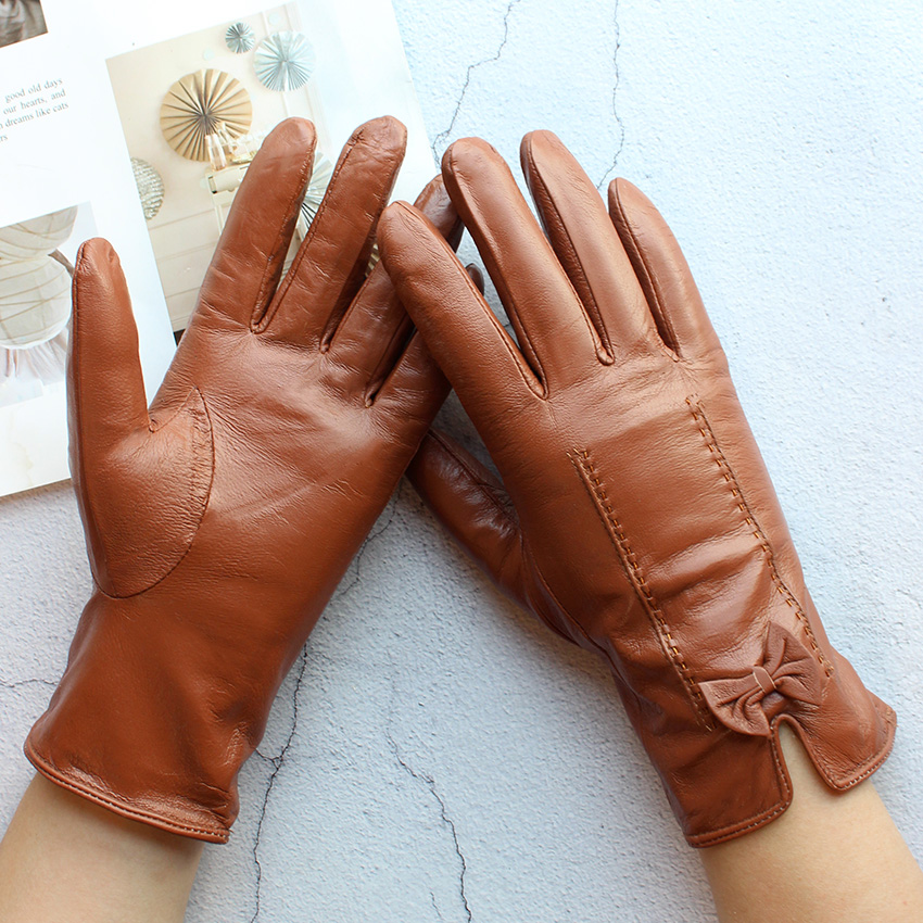 Zimowe ciepłe kolorowe skórzan – Leather Work Winter Gloves recenzja i cena