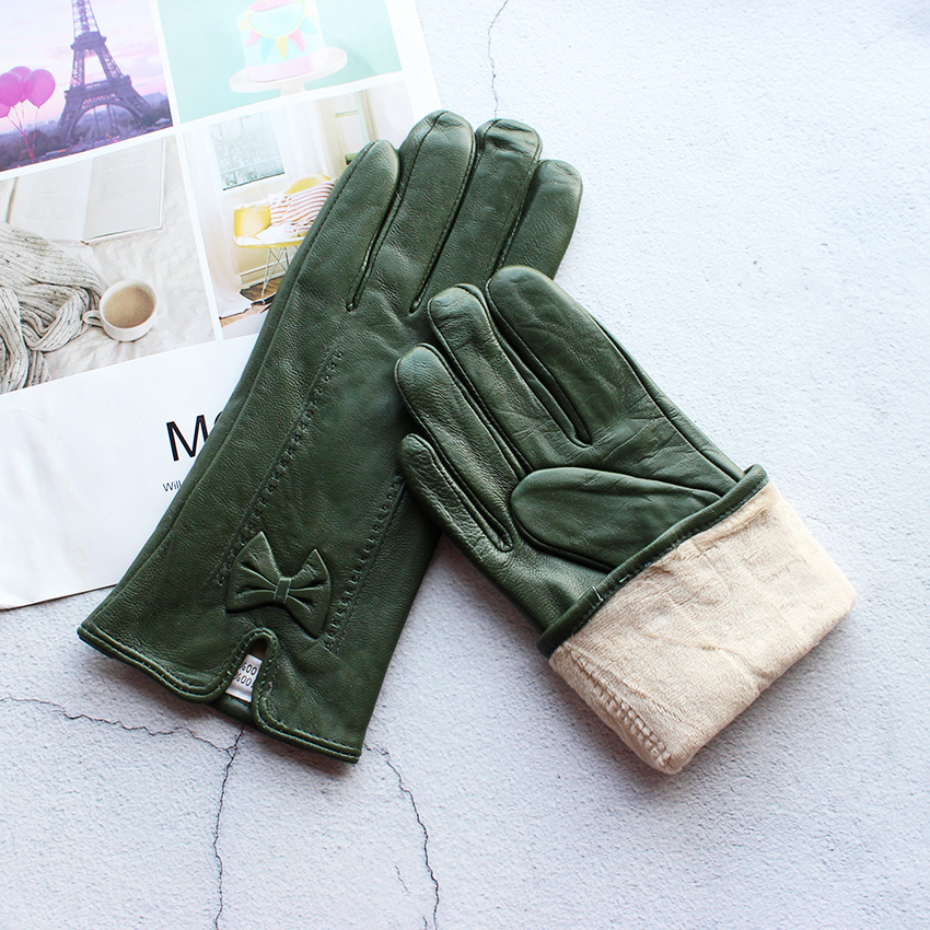 Zimowe ciepłe kolorowe skórzan – Leather Work Winter Gloves recenzja i cena