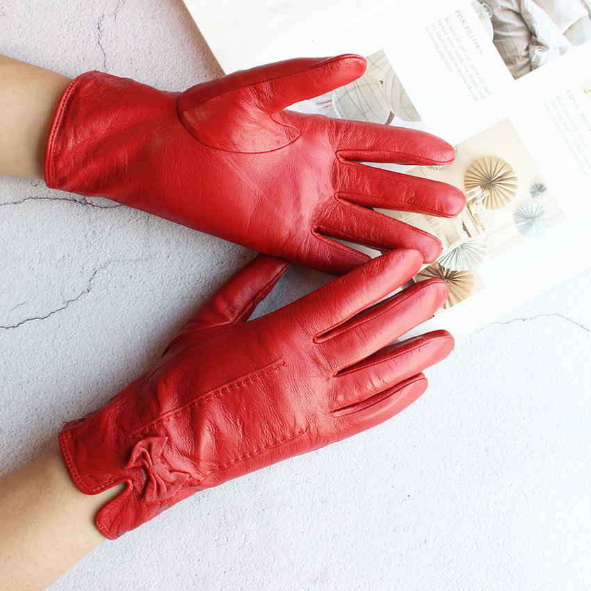 Zimowe ciepłe kolorowe skórzan – Leather Work Winter Gloves recenzja i cena