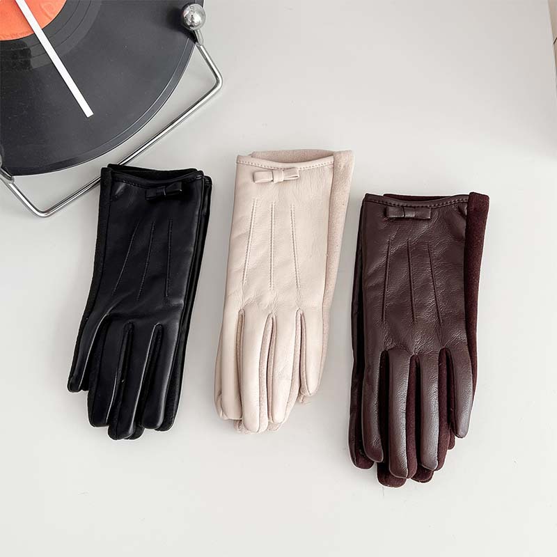 Nowe damskie skórzane rękawicz – Leather Work Winter Gloves recenzja i cena