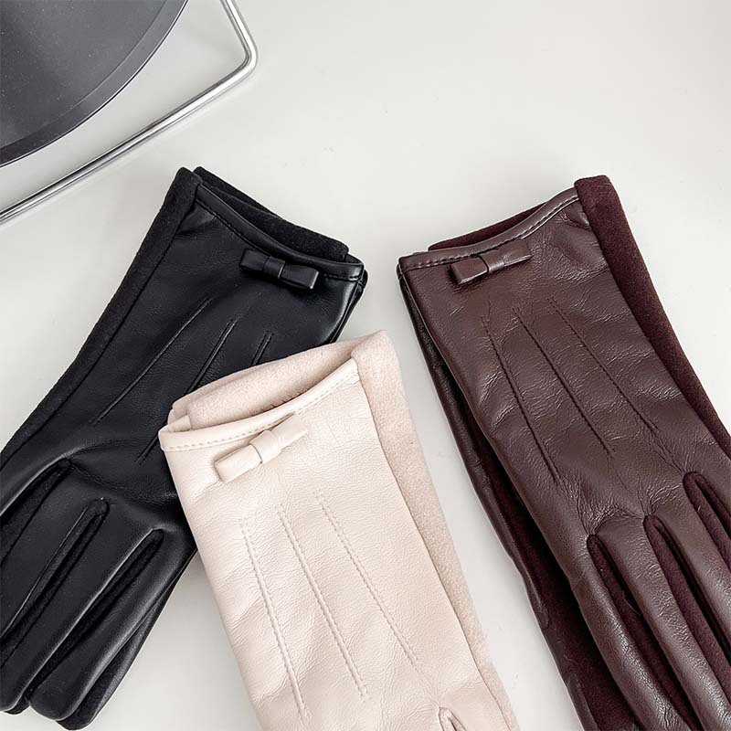 Nowe damskie skórzane rękawicz – Leather Work Winter Gloves recenzja i cena