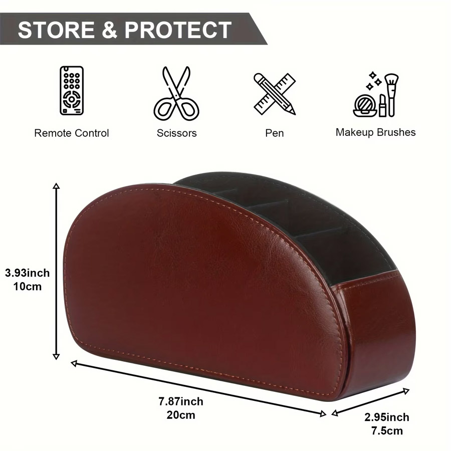 1 szt. Organizer na biurko z 5 – Leatherwork Desk recenzja i cena