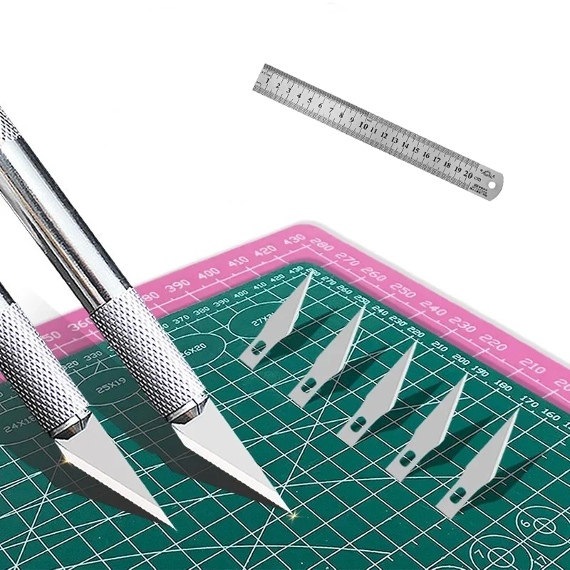 Zestaw noży do cięcia A3 / lin – Leatherwork Desk recenzja i cena
