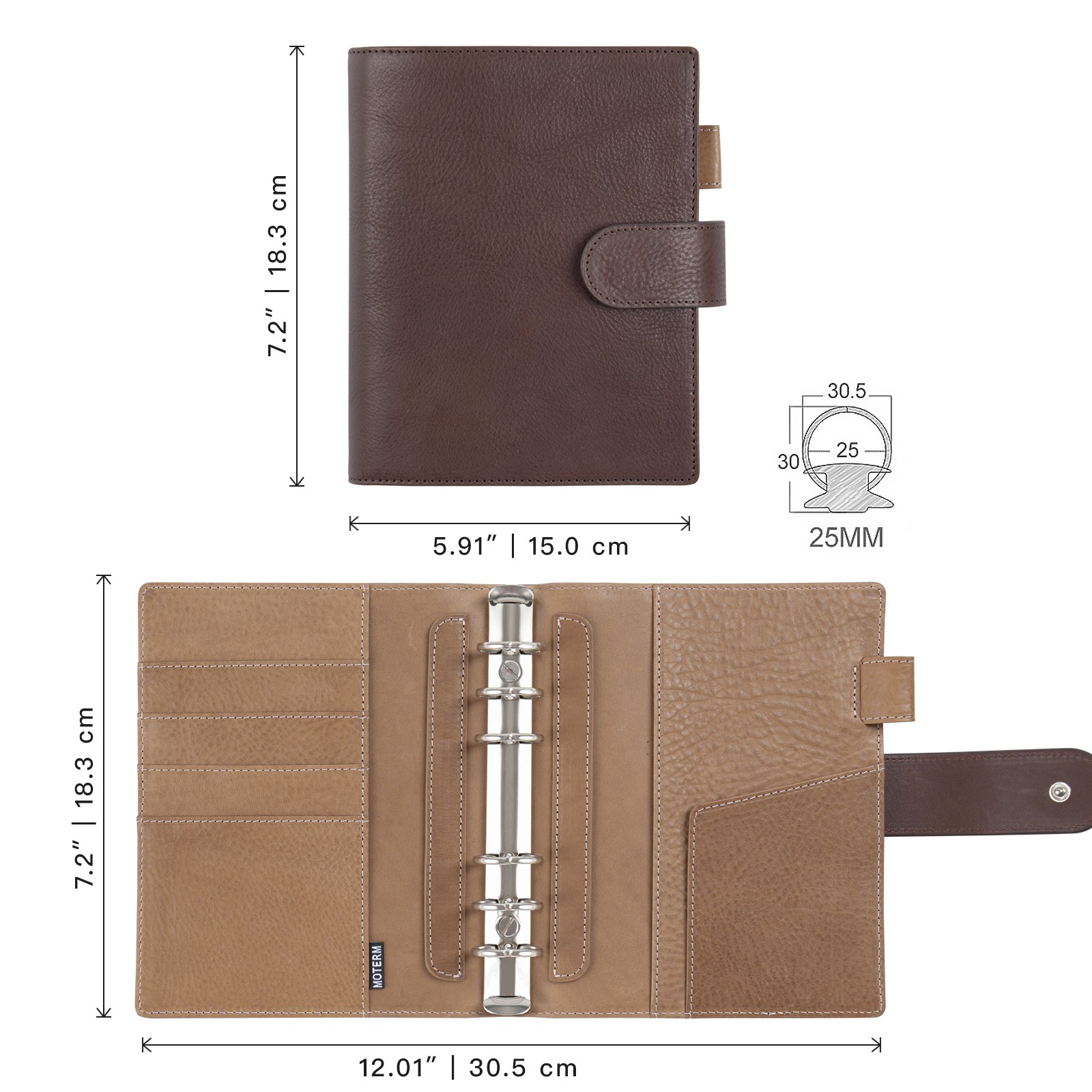 Moterm Franklin Covey Kompakto – Leather Work Notebook recenzja i cena