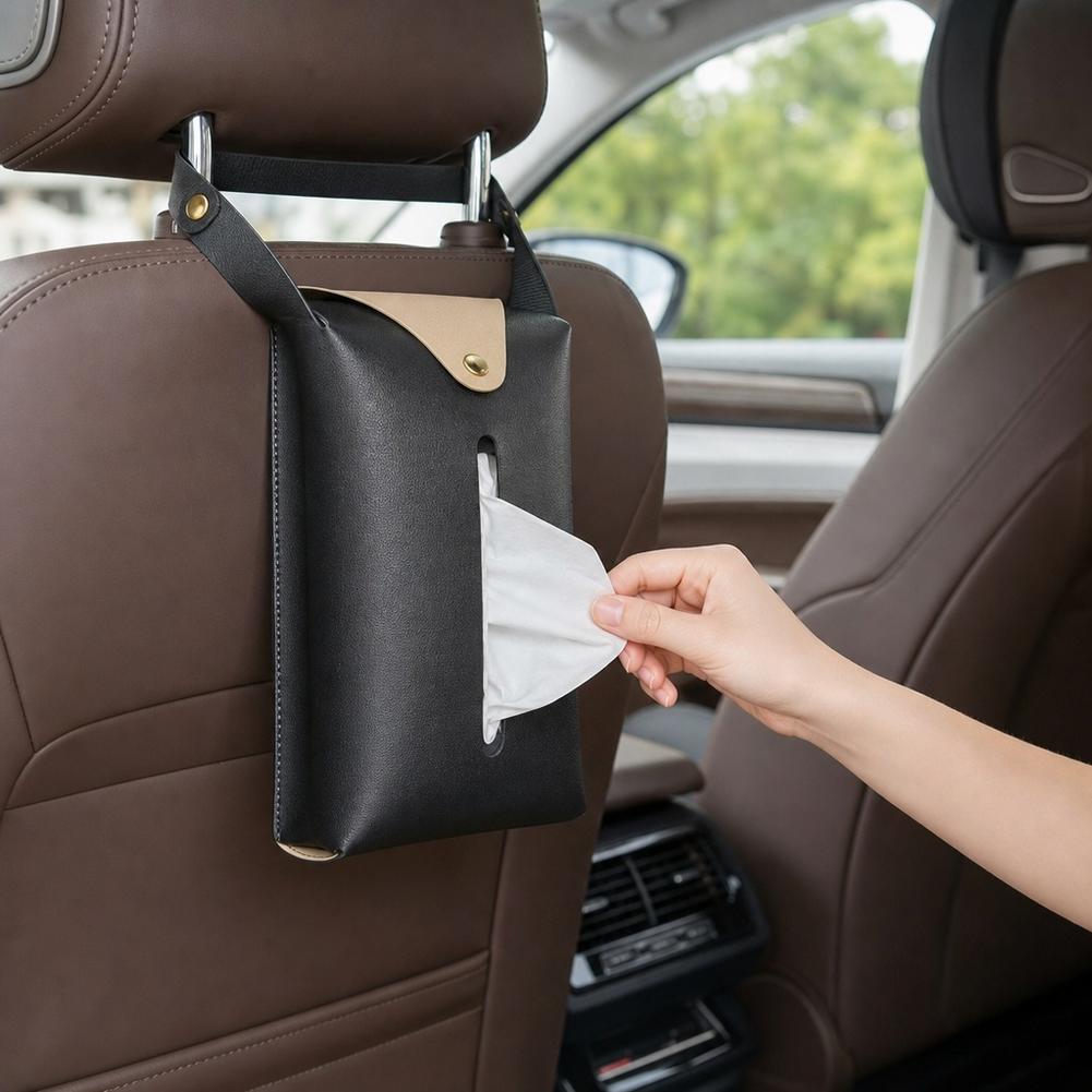 Wiszący pojemnik na chusteczki – Leatherwork Desk recenzja i cena