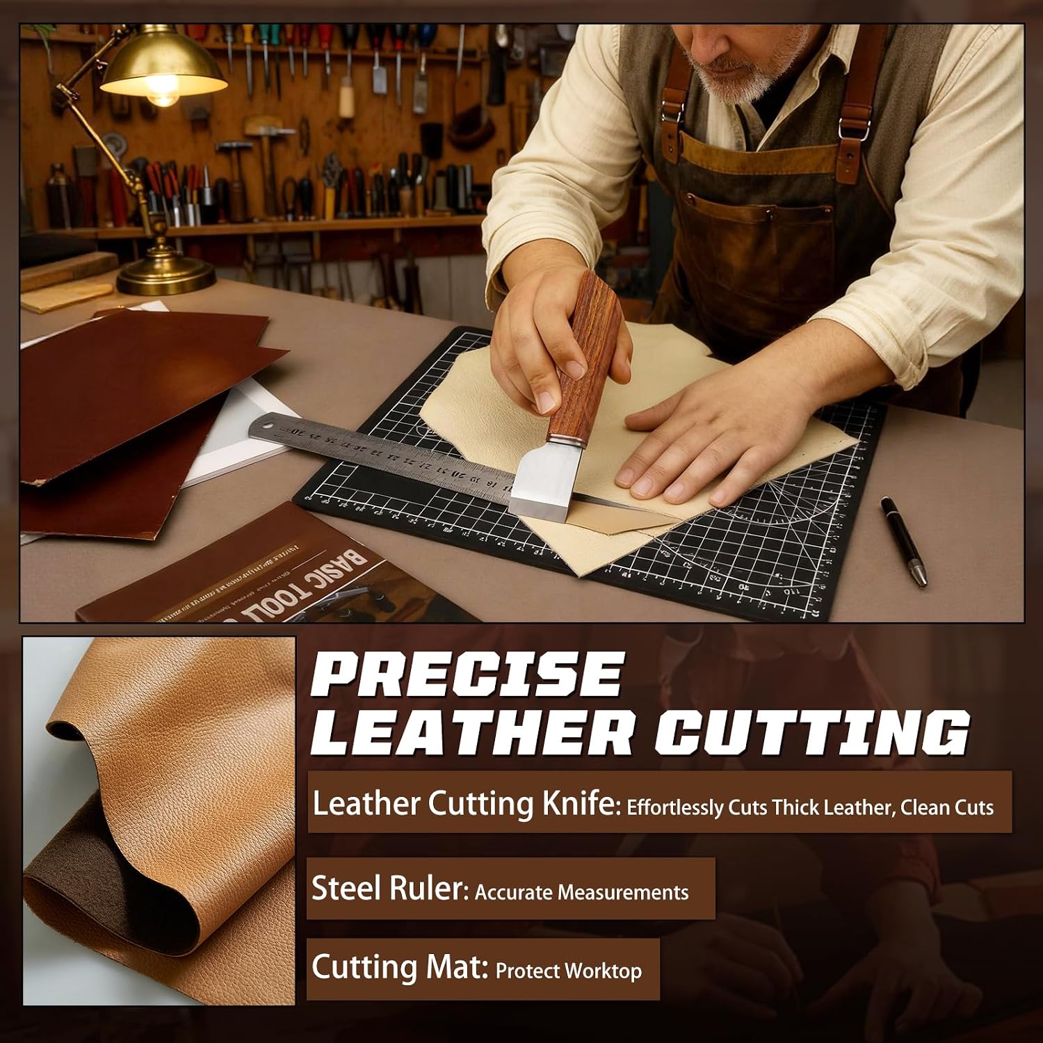 Zestaw do obróbki skóry, narzę – Leather Works recenzja i cena