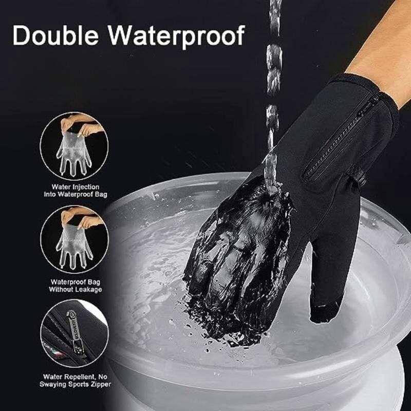 Zimowe ciepłe rękawiczki Mężcz – Leather Work Winter Gloves recenzja i cena