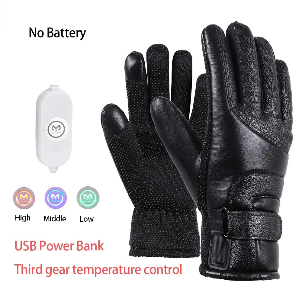 Męskie i damskie elektrycznie  – Leather Work Winter Gloves recenzja i cena