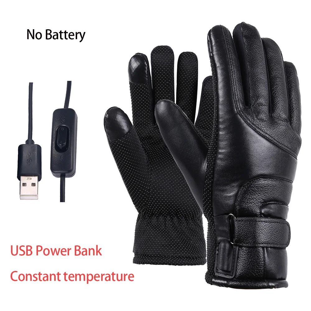 Męskie i damskie elektrycznie  – Leather Work Winter Gloves recenzja i cena