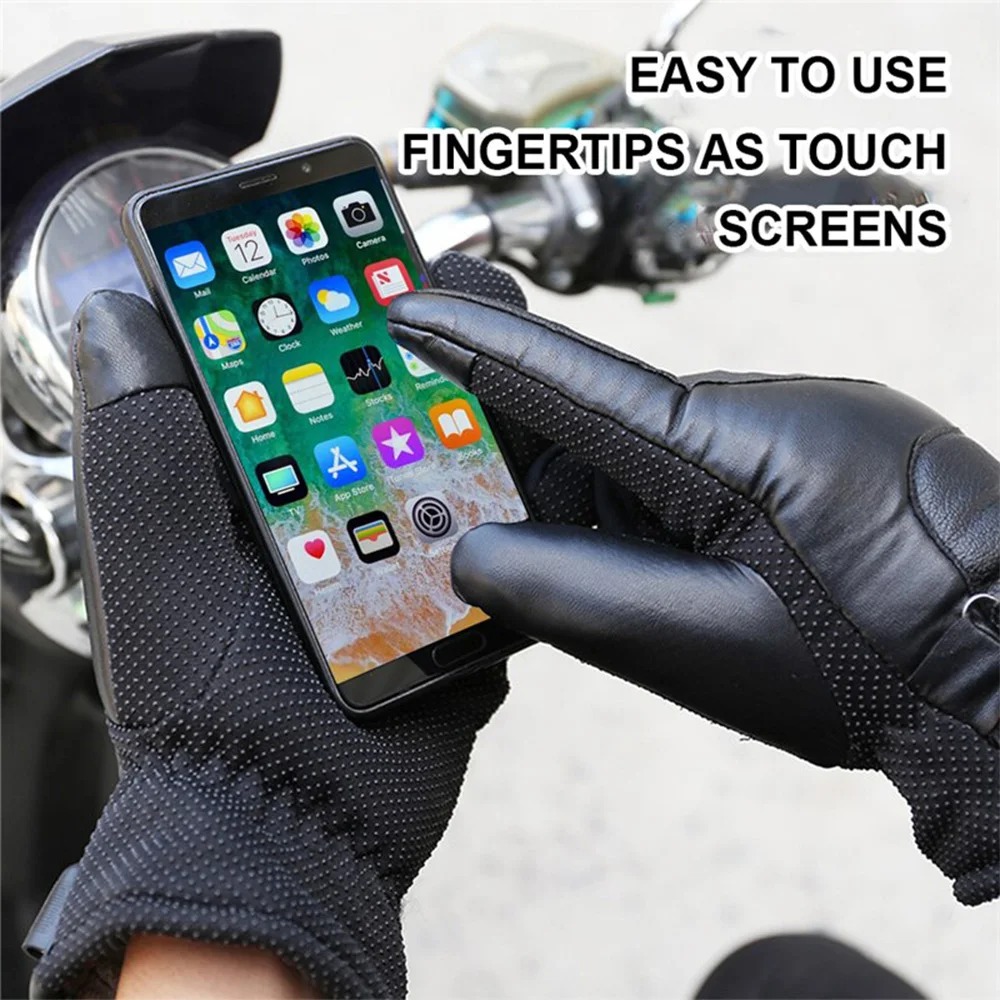 Męskie i damskie elektrycznie  – Leather Work Winter Gloves recenzja i cena