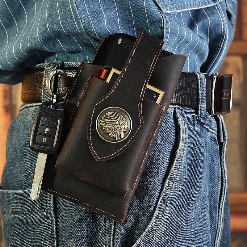 Męska torba na telefon komórko – Leatherwork Belt recenzja i cena